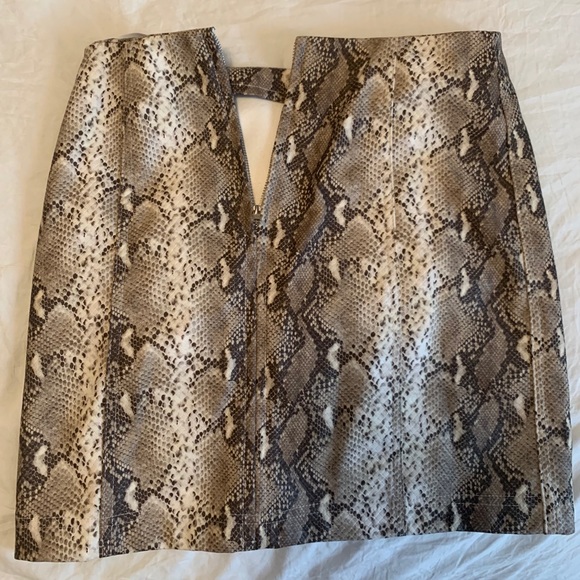 Snakeskin Skirt - Picture 4 of 4